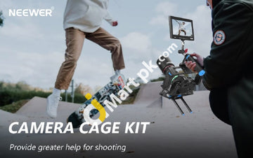 Neewer Dslr Cage C2 Video Film Kit Top Handle Dual Hand Grip Two 15Mm Rods Compatible With Canon
